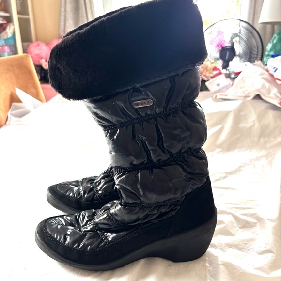 NWOT Pajar Alexandra Quilted Snow Boots Black SZ 7.5 - Picture 3 of 12